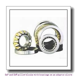 skf SAFS 22516-11 x 2.3/4 SAF and SAW pillow blocks with bearings on an adapter sleeve