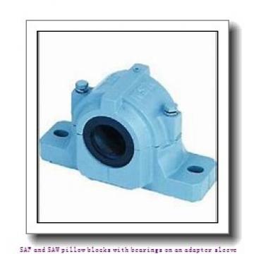 skf SSAFS 23056 KAT x 10.1/2 SAF and SAW pillow blocks with bearings on an adapter sleeve