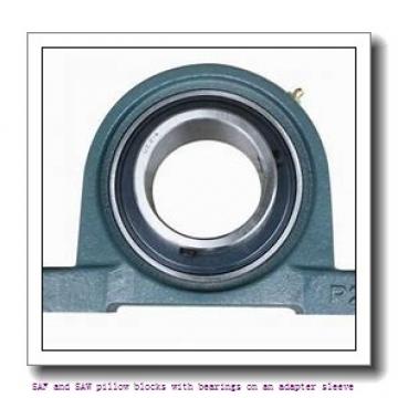 skf FSAF 22518 x 3.1/4 SAF and SAW pillow blocks with bearings on an adapter sleeve