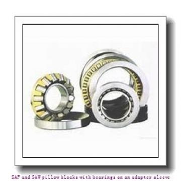 skf SAF 1520 x 3.3/8 T SAF and SAW pillow blocks with bearings on an adapter sleeve