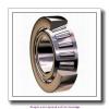 28,575 mm x 57,15 mm x 17,462 mm  NTN 4T-15590/15520 Single row tapered roller bearings