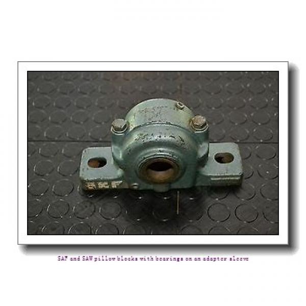 skf FSAF 1515 x 2.3/8 T SAF and SAW pillow blocks with bearings on an adapter sleeve #1 image