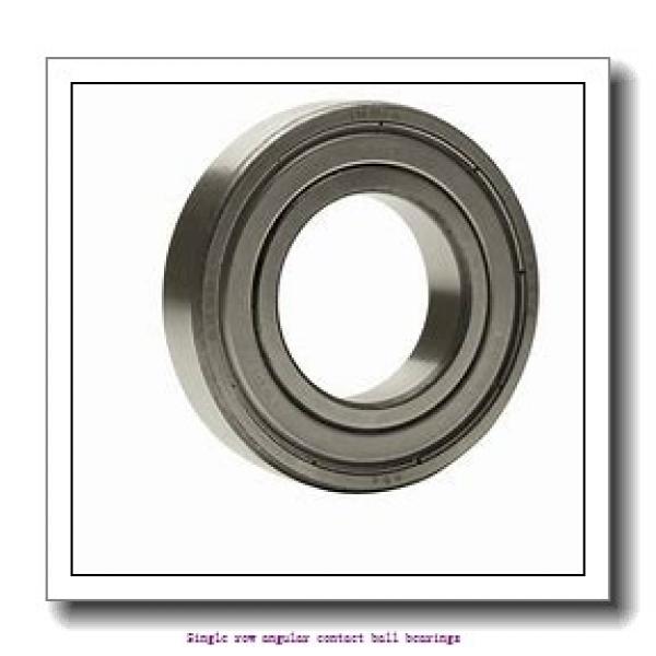 100 mm x 215 mm x 47 mm  skf 7320 BEGBY Single row angular contact ball bearings #2 image